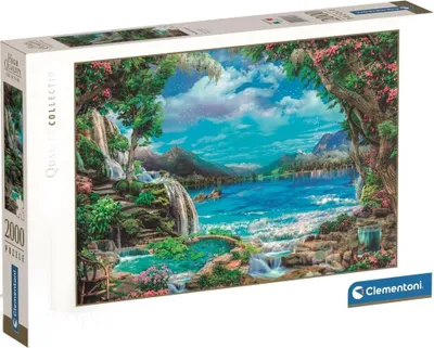 Obrázok produktu pre Clementoni - Puzzle Premium 2000 elementów "Raj na Ziemi" - Wysoka Jakość