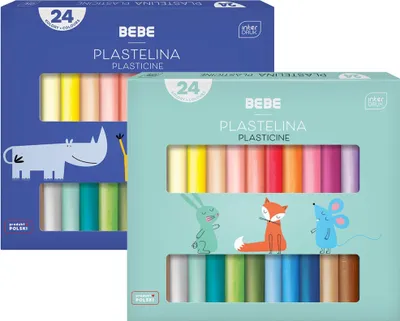 Immagine prodotto di Plastilina colorata 24 colori BB KIDS Interdruk - Divertimento creativo per i bambini! Ideale per creare opere d'arte uniche. Acquistate ora e rallegrate i vostri piccoli!