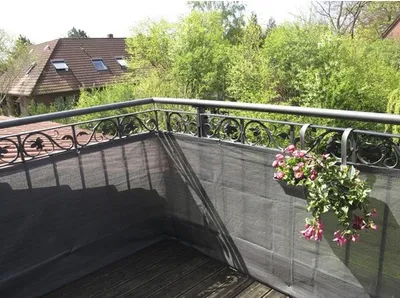 Produktbild von Balkonbespannung PE 90 x 300 cm anthrazit