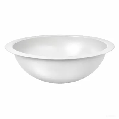 Produktbild von Edelstahl Rundspüle Y30 Ø 30 cm Einbauspüle Spülbecken Edelstahl Rund inkl. Siphon & Ablaufgarnitur Farbe weiß