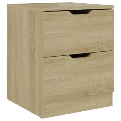 Image de Table de chevet chêne sonoma 40x40x50 cm bois d’ingénierie