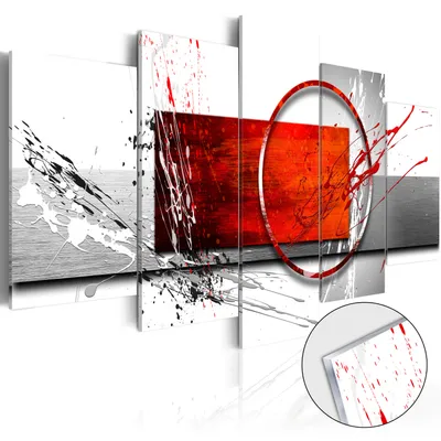 Produktbild von Neuheit! Modernes Acrylglasbild Wanbild a-A-0012-k-n (200x100) - 5 Teilig Bilder Foto Bild Dekoration Wand Bilder Kunstdruck ABSTRAKT