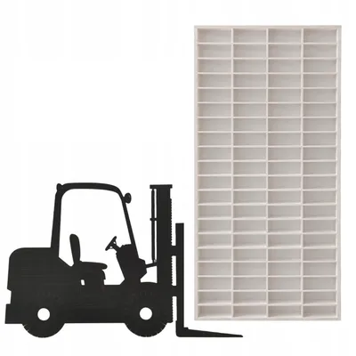 Immagine prodotto di ArtTwist Vetrina per modellini di auto - Vetrina da collezione in legno  con 80 scomparti - Vetrina organizzativa per auto da appendere 40 cm x 78 cm x 4 cm - Cassettiera in legno per decorazioni da parete e organizzazione (021CL B)