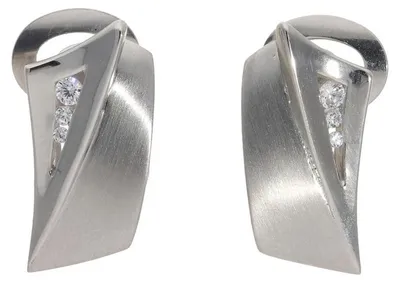 Produktbild von Damen Ohrclips 925 Silber mit Zirkonia JL20-06-1197
