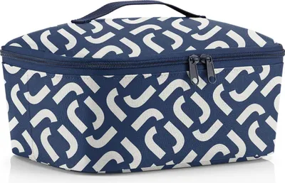 Produktbild von reisenthel coolerbag M pocket, Kühltasche, Isolierte Tasche, Thermotasche, Thermo Tasche, Polyestergewebe, Signature Navy, 4.5 L, LF4073