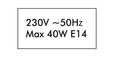 Produktbild von Gilde Porzellan Lampe Ellipse Hirsch weiß, einseitig geprickelt Fassung E 14 max. 40 Watt 32823