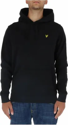 Produktbild von Lyle Scott Herren Fleece Kapuzenpullover Schwarz : Größe - M Größe: M