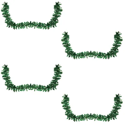 Image de 4 pièces Guirlande de sapin / Guirlande de Noël artificielle 270cm