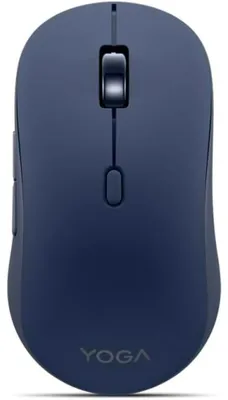 Imagen del producto de Ratón Lenovo Yoga, diseño para uso con ambas manos, conexión Bluetooth, sensor óptico, 4000 DPI