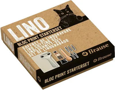 Produktbild von Brause 892B - Komplettes Set für Linolschnitt, ideal für Einsteiger, 1 Set