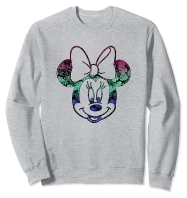Immagine prodotto di Felpa con motivo "Disney Topolino e i suoi amici", con effetto sfumatura tropicale