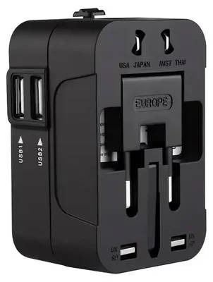 Obrázek produktu pro Verk 06313 Univerzální cestovní adaptér 2x USB