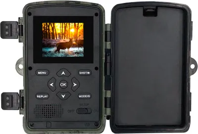 Produktbild von 3X Outdoor Überwachungskameras 16MP 1080P Wildlife Hunting Trail und Wildkamera Bewegungsaktivierte 2,0 Zoll IP54 Wasserdicht mit 34 Infrarotlicht-Kamera,Ausseninfrarot Nachtsicht Jagd Scouting Kamera Tarnung