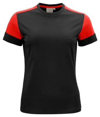 Produktbild von Printer - T-Shirt für Damen (5er-Pack) ET565 (M) (Schwarz/Rot)