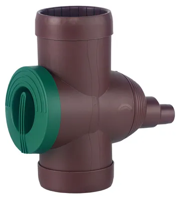 Image de GARANTIA Collecteur d'eau de pluie Inox DN 68-100, marron incl. une cartouche de filtration