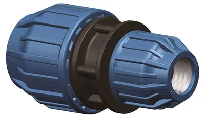 Obrázek produktu pro PP spojka potrubí 25x20 mm pro PE vodovodní potrubí PN16 BAR
