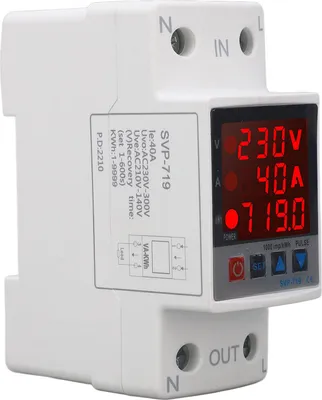Obrázok produktu pre Prepäťová ochrana Nastaviteľný inteligentný napäťový ochranný prístroj AC220V 40A
