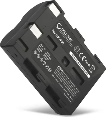 Produktbild von CELLONIC 1x Akku für Kamera Kompatibel mit Pentax K10D, K20D, D-LI50 - (1600mAh, 7.4V)