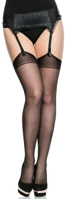 Produktbild von Merry Style Damen Strümpfe plus size MS-166 15 DEN (Schwarz, XL-XXL) .