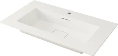 Produktbild von Jungborn Mineralguss Möbelwaschtisch SEIMILA 81 x 46 cm weiß matt