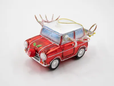 Produktbild von Weihnachtsschmuck Hänger Auto Rudolf Christbaumschmuck