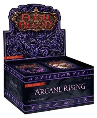 Produktbild von Flesh And Blood - Arcane Rising Unlimited Booster Display (24 Packs) englisch