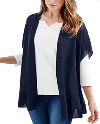 Produktbild von Feinstrick - Cape Poncho Größe : S/M