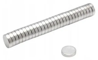 Produktbild von Neodym-Magnet, zylindrisch MW 8x2 N38, 50 Stück