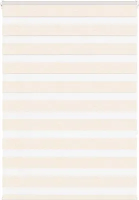 Produktbild von "2026 Promotion" Doppelrollo - Außenrollo - Marmorbeige 115x150cm Stoffbreite 110,9 cm Polyester - Rollos CC24459
