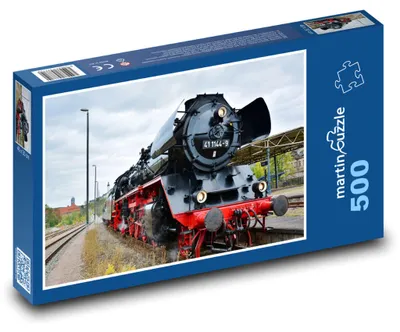 Obrázek produktu pro Puzzle 500 Parní lokomotiva na kolejích - martinpuzzle