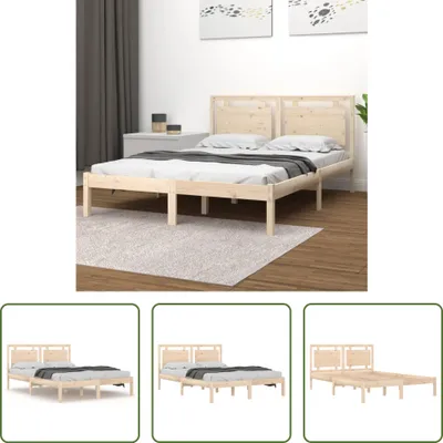Produktbild von The Living Store Massivholzbett 150x200 cm