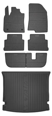 Obrázok produktu pre Gumové autokoberce SolidPRO + vaňa kufra DryZone pre: Dacia Jogger od 2021 SUV 7 ks – Wielganizator