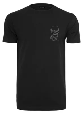 Image de Mister Tee - T-shirt « Skull One Line » pour homme TN2345 (XXL) (noir)