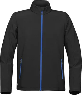 Immagine prodotto di Stormtech KSB-1 | Uomo Giacca Uomo Orbiter Softshell - Colore: Nero/Blu Azzurro - Taglia: S