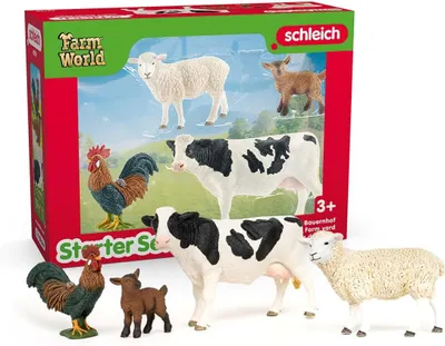 Produktbild von schleich Farm World Bauernhof Starter-Set, 3 Jahr(e), Mehrfarbig, Kunststoff