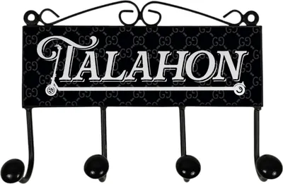 Produktbild von Talahon Kleiderhaken Leiste mit 4 Haken mit Rollerdesign