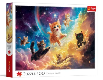 Image de Puzzle TREFL Chats d'été 500 pièces