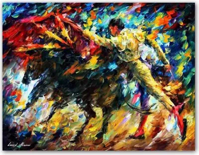 Produktbild von TPFLiving Kunstdruck LW-554 (OHNE RAHMEN) Poster - Leinwand - Wandbild - Hochauflösender Giclée-Druck, langlebig und hochwertig - Abstrakte Städte und Landschaften  - Größe: 60x90cm