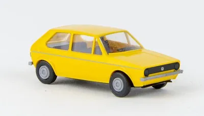Produktbild von Brekina PKW VW Golf Post gelb 25548