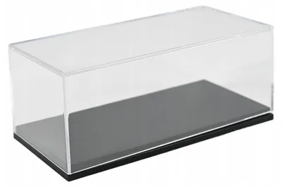 Produktbild von Hochwertige Modellauto Vitrine 1:64 mit Sockel - Idealer Schutz & Edle Präsentation
