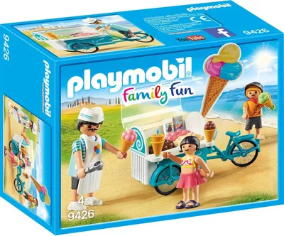 Produktbild von PLAYMOBIL 9426 Fahrrad mit Eiswagen