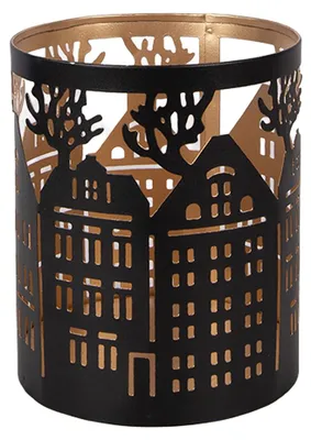 Obrázek produktu pro Clayre & Eef Svíčka Ø 11x13 cm Hnědý kov