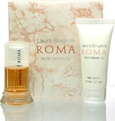 Produktbild von Laura Biagiotti Roma Fiori Bianchi Set - EDT 25 ml + BL 50 ml