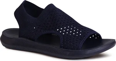 Produktbild von topschuhe24 2803 Damen Sportliche Riemchen Sandalen Plateau , Farbe:Blau, Größe:39 EU