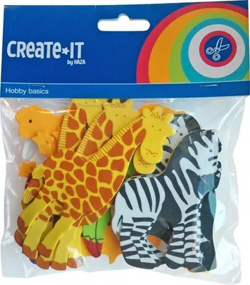 Image de Autocollants en mousse Animaux, 32pcs.