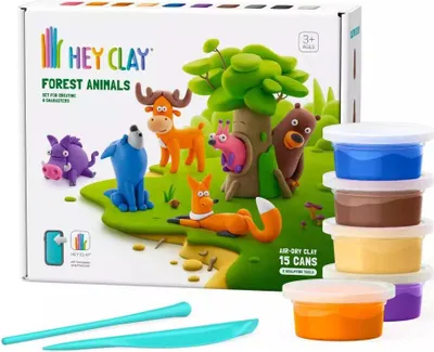 Image de Hey Clay - Animaux de la forêt + accessoires