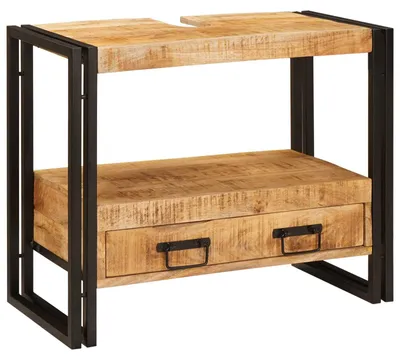 Obrázok produktu pre vidaXL Vanity unit brown 71 x 33 x 58 cm masívne mangové drevo