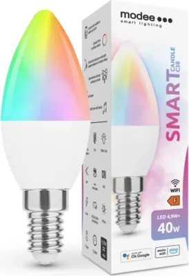 Zdjęcie produktu dla Modee Lighting LED SMART żarówka E14 4,9W RGB 470lm