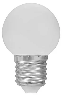 Obrázok produktu pre LED E27 1W 230V AC Studená biela BALL 40 lumenov 270°