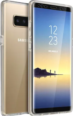 Produktbild von Avizar, 360° Rundum-Schutzhülle (Vorder- und Rückseite) für Samsung Galaxy Note 8, Transparent